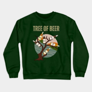 Tree of Beer - Funny Beer Crewneck Sweatshirt